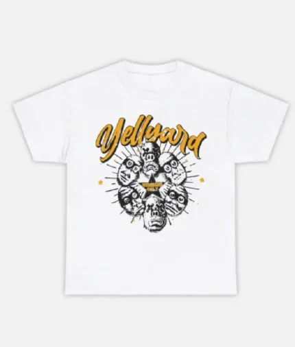 Yellyard Members Only T-Shirt White/Yellow